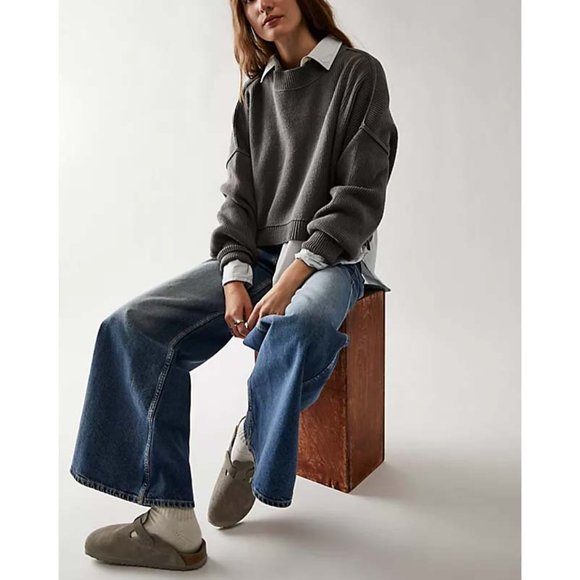 Free People Lovefool Low Rise Jeans / Blue Jade we the free size 32 - Picture 13 of 16